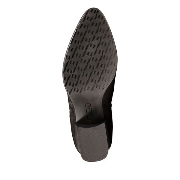 Clarks Womens Isabella Zip Ankle Boots Black | UK-3618045
